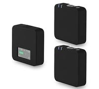 Frgyee Silicone Wireless Case Cover for RODE Wireless GO I II, Silicone Protect Case for RODE Wireless GO 1 & 2 Wireless Microphone System (Black)