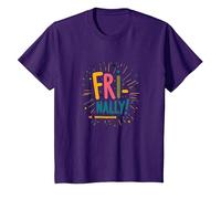 Fri-Nally Celebration School's Out Summer Fun T-Shirt, Kids, Purple, 2 Years