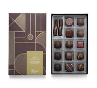 Friars Deluxe Dark Chocolate Assortment Collection, 15 Pieces | Cherry marzipan, brownie & salted caramel centres, a rich dessert selection & hamper filler for mum, partners & friends