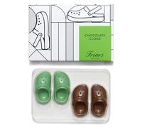 Friars Edible Clog Shoes Shaped Milk Chocolate Novelty, 55 g