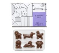 Friars Edible Dog Shaped Chocolate - 60 g | Novelty Milk Chocolate Gift | Funny Valentine or Birthday Present for Dog Lovers, Boyfriend, Girlfriend, Husband | Stocking Filler or Wedding Party Favour