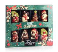 Friars Festive Delights Chocolate Set | 8 Charming Christmas-Themed Milk Chocolate Figures | Perfect as Gifts or Seasonal Treats, 80g