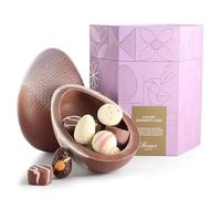 Friars Luxury Desserts Egg - Extra Thick Milk & White Marbled Chocolate | Contains Gourmet Eggs & Chocolates Filled with Classic Pudding Flavours | Opulent Easter Gift | Recyclable Packaging | UK Made
