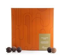 Friars Milk & Dark Rum Truffles - 25 Pieces | Luxury Hamper Dark & Milk Alcoholic Chocolate Truffle Assortment | Special Premium Choc for Valentines, Anniversary & Birthday Gift