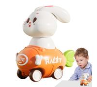 Friction Car | Rabbit Racing Car Toy for | Friction Powered Vehicles Shockproof Inertia Pull for Boys Girls Birthday Age 3+ Years Old