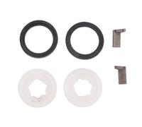 Friction Ring Clutch Washer Keyways Kit Replacement 65 4760 65 4710 for Rear Wheel Drive Mowers Plastic Rubber Steel 2 Discs 2 Rings 2 Key Grooves