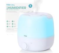 Frida Baby 3-in-1 Cool Mist Humidifier for Large Rooms, Top Fill Humidifier for Bedroom, Allergy Relief, 60 Hour Runtime + Nightlight, Auto Shut-Off, Quiet, Carry Handle, Essential Oil Diffuser