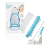 Frida Baby DermaFrida The FlakeFixer 3 Step Milk Crust Remover Kit with Sponge, Brush, Comb and Storage.Soothes and Protects Baby's Scalp