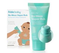 Frida Baby No-Mess Vapor Rub, Baby Vapor Rub for Chest, Neck, Back + Foot,Non-staining, Petroleum-Free Hands-Free Applicator Tube, Soothing Eucalyptus & Lavender for Sleep