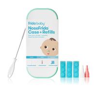 Frida Baby NoseFrida Case + Refills Cleaning and Storage for Doctor-Recommended NoseFrida The Snotsucker Nasal Aspirator Storage Travel Case Bristl