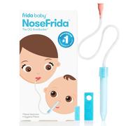 Frida Baby NoseFrida the SnotSucker: Nasal Aspirator for Baby, Baby Nose Sucker, NoseFrida + 4 Hygiene Filters