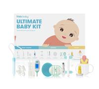 Frida Baby Ultimate Baby Kit | Baby Essentials Gift Set Includes Wellness Sick Day/Gas Relief Essentials, Grooming Tools & Teething Toys