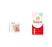 Frida Baby Windi Gas and Colic Reliever for Babies, White, 10 Count & Infacol Simeticone Colic Relief Drops, 55ml