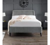 Frida Bed - Grey Fabric - Sizes Available