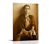 Frida Holding A Gun Print By Frida Kahlo Artists Works Printed Posters Print Photo Art Canvas Home Decorative Bedroom Modern Decors 24x36inch(60x90cm)