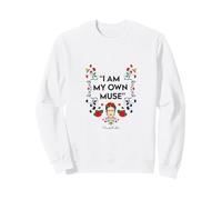 Frida Kahlo Art "I am my own muse" Quote Feminism PAPL1674 Sweatshirt