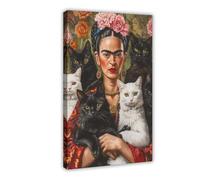Frida Kahlo Art Poster (21) Canvas Poster Wall Art Decor Print Picture Paintings for Living Room Bedroom Decoration 08x12inch(20x30cm)