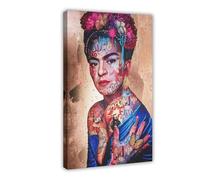 Frida Kahlo Art Poster (6) Canvas Poster Wall Art Decor Print Picture Paintings for Living Room Bedroom Decoration 20x30inch(50x75cm)