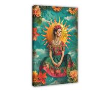 Frida Kahlo Art Poster (7) Canvas Poster Wall Art Decor Print Picture Paintings for Living Room Bedroom Decoration 12x18inch(30x45cm)