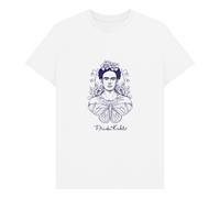 Frida Kahlo Butterfly White T-Shirt | Size: Large Frida Kahlo White L
