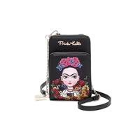 Frida Kahlo Floral Art Phone Wallet, Crossbody Bag with Strap - FFC104C