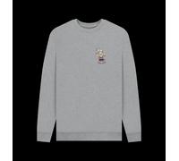 Frida Kahlo Hand Graphic Heather Grey Sweatshirt Colour: Light Heather, Size: M Frida Kahlo Light Grey XL