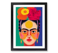 Frida Kahlo Hypreprism Framed Wall Art Print A2 Black
