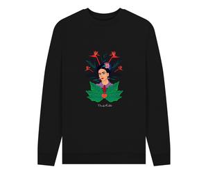 Frida Kahlo Jungle Graphic Black Sweatshirt | Size: 2XL Frida Kahlo Black 2XL