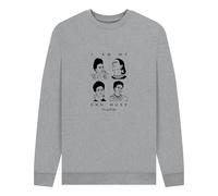 Frida Kahlo Multi Muse Heather Grey Sweatshirt in Light Grey | Size: Small Frida Kahlo Light Grey S