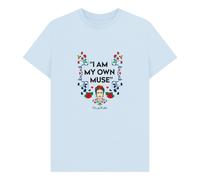 Frida Kahlo Muse Light Blue T-Shirt | Size: 2XL Frida Kahlo Light Blue 2XL