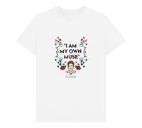 Frida Kahlo Muse White T-Shirt | Size: Medium Frida Kahlo White M