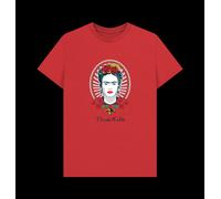 Frida Kahlo Portrait Red T-Shirt Frida Kahlo Red S