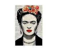 Frida Kahlo Poster Canvas Poster Wall Art Decor Print Picture Paintings for Living Room Bedroom Decoration Unframe-style 12x18inch(30x45cm)