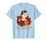 Frida Kahlo - Variety of Items T-Shirt, Men, Baby Blue, 3X-Large