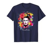 Frida Kahlo - Variety of Items T-Shirt, Men, Navy Blue, Medium
