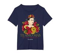 Frida Kahlo - Variety of Items T-Shirt, Women's Plus, Navy Blue, 2X