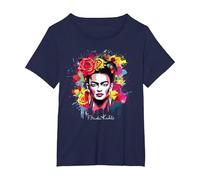 Frida Kahlo - Variety of Items T-Shirt, Women's Plus, Navy Blue, 2X