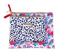 Frida Leopard Story Set of 2 Leatherette Cosmetic Bags