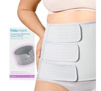 Frida Mom Belly Binder, Adjustable Abdominal Band, High Waist Compression | Postpartum Essentials for Natural and C-Section Recovery, After Birth Brace, 9 Inch High, Breathable, New Mum After Birth