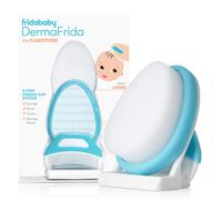 FridaBaby DermaFrida the FlakeFixer Cradle Cap Treatment System: 3-Step Cradle Cap Kit, Soothes and Flakes, Sponge, Brush, and Comb + Storage Stand