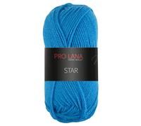 Frida's Wollhaus 50 g Star Knitting Crochet Wool Yarn Soft Easy Care 39 Colours (54 | Medium Blue)