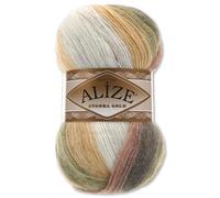 Frida's Wollhaus Alize 1893 Angora Gold Batik Colour Gradient Wool, Polyacrylic, Economical, 27 Colours