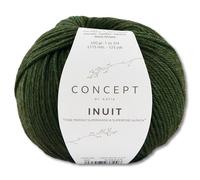 Frida's Wollhaus Concept by Katia 50 g Inuit All Season Yarn Wool Alpaca Knitting 12 Colours (52 | Emerald Green)