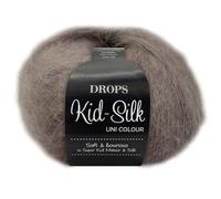 Frida's Wollhaus Drops 25 g Kid-Silk Mohair & Silk Lace Yarn Fluffy 47 Colours (12 | Beige)