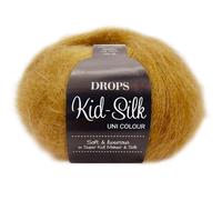Frida's Wollhaus Drops 25 g Kid-Silk Mohair & Silk Lace Yarn Fluffy 47 Colours (30 | Curry)
