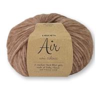 Frida's Wollhaus Drops 50 g Air Knitting Crochet Alpaca Virgin Wool Alpaca Super Soft 50 Colours (29 | Mauve Uni)