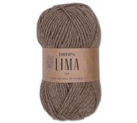 Frida's Wollhaus Drops 50 g Lima Mix Knitting Crochet Felting Sheep's Wool Alpaca 12 Colours (Mix 0619 | Beige)
