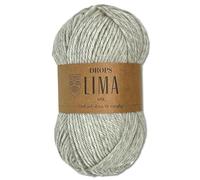 Frida's Wollhaus Drops 50 g Lima Mix Knitting Crochet Felting Sheep's Wool Alpaca 12 Colours (Mix 9020 | Pearl Grey)