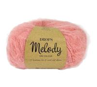 Frida's Wollhaus Drops 50 g Melody Knitting Crochet Alpaca Virgin Wool Alpaca Super Soft 23 Colours (25 | Peach Pink)