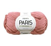 Frida's Wollhaus Drops 50 g Paris Cotton Summer Yarn Baby Yarn Knitting Crochet 54 Colours (Plain Colour 58 | Powder Pink)